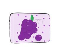 Cartoon Grapes Laptop Sleeve Case 12 Inch Suitable For Notebook Computer Tablet Traveling Carrying Simple Case