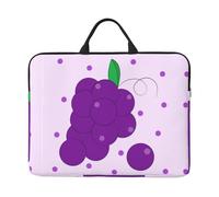 Cartoon Grapes Pattern Laptop Sleeve Case 14 in Suitable for Notebook Computer Tablet Traveling Carrying Simple Case