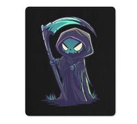 Cartoon Grim Reaper Non-Slip Mouse Pads Vertical Desk Mat Rubber Gaming Mousepad for Computer Laptop Gamer 18 * 22cm
