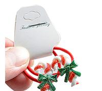 Cartoon Hair Ties Elastic Headband Christmas Elk Snowman Shape Hair Ropes Women Ponytail Holders For Girls Hair Making
