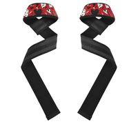 Cartoon Hand Sketch Hearts Lifting Straps 26" Neoprene Padded Gym Workout Straps for Weightlifting, Bodybuilding, Powerlifting, Strength Training