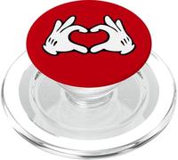 Cartoon Hands Form A Heart PopSockets PopGrip for MagSafe