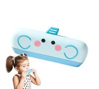 Cartoon Harmonica, Portable Musical Instrument, Early Education Breath Control Trainer, Washable Toddler Blow Toy, Fun and Interactive Learning Tool for Travel, and School Activities