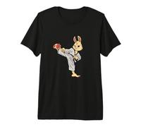 Cartoon Hase Does Tang Soo Do Premium T-Shirt