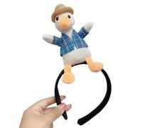 Cartoon Headband Plush Cartoon 3D Animal Headband Women Washing Face Hairband Adult Child Family Gathering Headwear