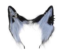 Cartoon Headband Wolf Foxes Ears Shape Hair Hoop Plush Carnivals Party Headpiece Cosplay Party Costume Props Unisex