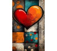 Cartoon Heart 1314 Piece Jigsaw Puzzles for Adults Colourful Fun Challenging & Brainteasing Educational Learning Gift Present for Children Boys Girls 1314 Piece Puzzle for Adults