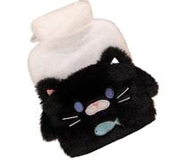 Cartoon Heat Bottle - Plush Insulated Comfort Warmer, Reusable Thermal Pack Leakproof Rubber Core, Soft Animal Sleeve, Hand Foot Soothing Companion Aiding Menstrual Relief Support