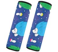Cartoon Hedgehog Mushrooms Soft Seatbelt Cover Women Seat Belt Pad