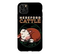Cartoon Hereford Cattle Farm Animal Lover Cute Cows Case for iPhone 11 Pro Max