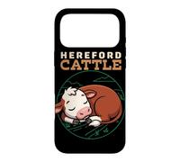 Cartoon Hereford Cattle Farm Animal Lover Cute Cows Case for iPhone 17 Pro Max