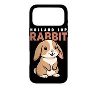 Cartoon Holland Lop Rabbit Animal Lover Cute Rabbits Case for iPhone 17 Pro Max