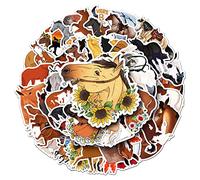Cartoon Horse Vinyl Stickers for Kids Boys Girls Teens, Trendy Waterproof Stickers for Laptop Water Bottle Luggage Cup Phone Tablet Flasks Bike Notebook Car,Popular Animals Decals Pack[Horse-50Pcs]