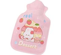Cartoon Hot Water Bottle, Hand Warmer with Hot Water Bottle - Cartoon Plush Warm Water Bottle, Thickened Inner Lining Hot and Cold Compress for Home, Activities
