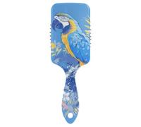 Cartoon Hyacinth Macaw anti static brushes for men Designed scalp massage for wet hair with Ergonomic handle cepillo para pelo rizado