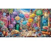 Cartoon image mixed graffiti 1000 Piece Recycled Paper Puzzle - Fun Present for Home Family Game Challenging for Adults 38x52/1000pcs
