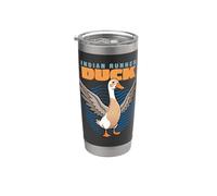 Cartoon Indian Runner Duck Waterfowl Animal Lover Cute Ducks Stainless Steel Insulated Tumbler