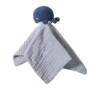 Cartoon Infant Security Blanket Cuddly Teething Toy Crochet Design Mood Appease Handkerchief for Newborns Care Drooling Soother