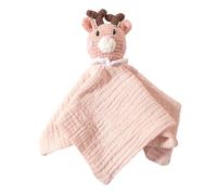 Cartoon Infant Security Blanket Cuddly Teething Toy Crochet Design Mood Appease Handkerchief for Newborns Care Drooling Soother