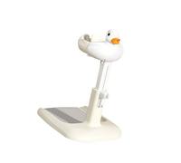 Cartoon Infants Shower Assistant Lovely Kids Bath Rack with Large Base and Extendable Handle for Baby Secure Bathing Nonslip Baby Bath Base