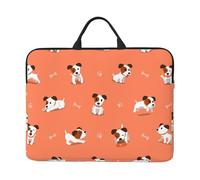 Cartoon Jack Russell Terrier, 14 Inch Laptop Sleeve, Notebook Bag Laptop Case Sleeve Briefcase with Handle