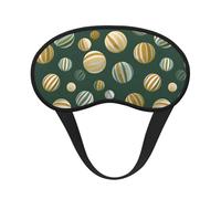 Cartoon Juggling Balls Printed Sleep Black Edge Eye Mask, with Good Shading Effect, is an Ideal Choice for Travel, Meditation, Etc