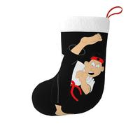 cartoon karate Christmas Stocking, Candy Gift Bags, Hanging Stocking Ornament, Christmas Decorations