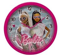 CARTOON Kids Analogue Wall Clock 25cm for Children's Room Playroom (Barbie)