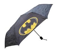 CARTOON Kids Folding Umbrella Batman Fiberglass Frame 8 Spoke Umbrella Bag Umbrella, Black