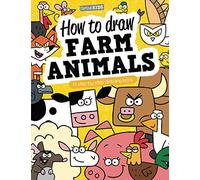 CARTOON KIDS How To Draw FARM ANIMALS: A Step-by-step drawing book