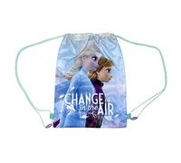 CARTOON Kids Sack Drawstring Bag Front Pocket School Gym Leisure Bag, Frozen, 40 x 30 cm