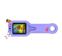 Cartoon Kids Science Microscope Display 180° Photo Video Built in Lightweight Educational Toy for Exploration Kids Educational Science Kit