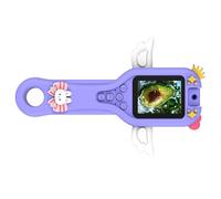 Cartoon Kids Science Microscope Display 180° Photo Video Built in Lightweight Educational Toy for Exploration Kids Educational Science Kit