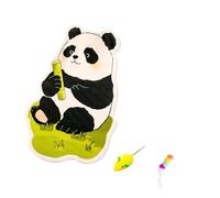 Cartoon Kitty Felt Pad Wall Mounted Adhesive Furniture Protector No Shedding Design Cat Furniture