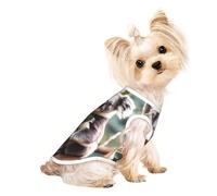 Cartoon koala Pet Breathable Sleeveless T-shirt S for Small Dogs and Cats, Soft, Comfortable, Stylish
