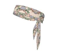 Cartoon Koala Tennis Headband, adiustable Sweatband, Perfect for Fitness, Basketball and Running.