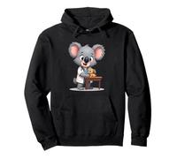 Cartoon Koala Veterinarian Examining a Cub Pullover Hoodie