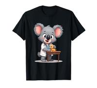 Cartoon Koala Veterinarian Examining a Cub T-Shirt