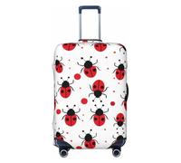 Cartoon Ladybug Elastic Travel Luggage Cover Suitcase Protector, Print Suitcase Baggage Cover Anti-Scratch
