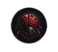 Cartoon Ladybug Fridge Magnet Sticker, Round Magnets for Kitchen, Alloy Refrigerator Magnetic Freezer Decor Accessories, Home, Cabinet, and Photos, DIY, Art Projects