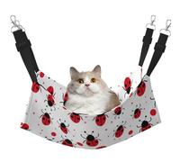 Cartoon Ladybug Printed Pet Hammock - Sleeping Hammock For Cats, Rabbits, Ferrets, Puppies, Small Animals