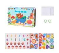 Cartoon Learning Book Busy Book Early Learning Developmental Stickers Interactive Visual Toddler Education Books For Kids Early Childhood Education Toy Sensory Cloth