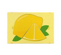 Cartoon Lemon Adult Wooden Jigsaw Puzzle 1000 Pieces for The Perfect Visual Feast! 1000pcs
