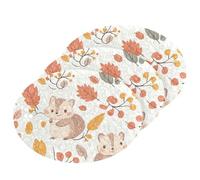 Cartoon Little Squirrel Cute Light Color Absorbent sponges for Household use Multipurpose Decorative Cleaning sponges for Household use Stain & Odor Resistant (3 Count)