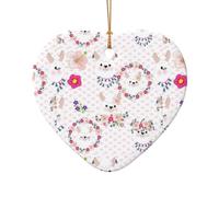 Cartoon Llama Alpaca Christmas Tree Decorations For Home Holiday Pendant Xmas Ornaments Bauble Gifts