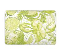 Cartoon Lobster Fluorescent Green Summer Changing Pad Covers Waterproof Washable Diaper Changing Mat Slip-Resistant Cradle Mattress for Kids Bedwetting, 52" L x 34" W sabanas impermeable