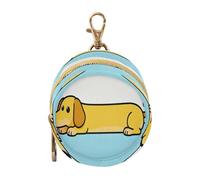Cartoon Long Dog Yellow Baby Pacifier Case with Zipper and Clip Coin Purse Change Holder, Travel Accessories estuche para chupones
