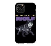 Cartoon Mackenzie Valley Wolf Breed Animal Lover Cute Wolves Case for iPhone 11 Pro