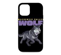 Cartoon Mackenzie Valley Wolf Breed Animal Lover Cute Wolves Case for iPhone 12/12 Pro