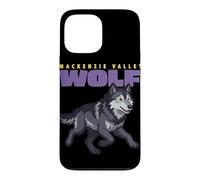 Cartoon Mackenzie Valley Wolf Breed Animal Lover Cute Wolves Case for iPhone 13 Pro Max
